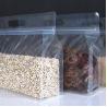 Buy cheap clear plastic Snack Zipper bag eight sides seal Zipper Block Square Flat Bottom Pouch from wholesalers