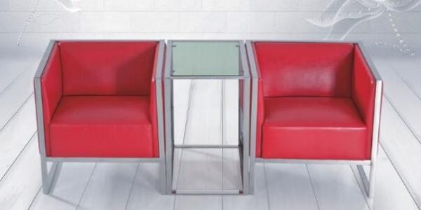 Buy cheap Modern PU leather China reception office lounge sofa from wholesalers