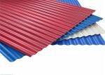 Coated 850 0.8mm ISO Stainless PPGI Corrugated Sheet color coated