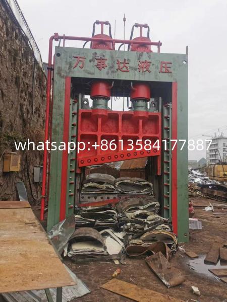 Buy cheap Scrap metal Equipment Guillotine shear for metal recycling yard 20ton/h from wholesalers