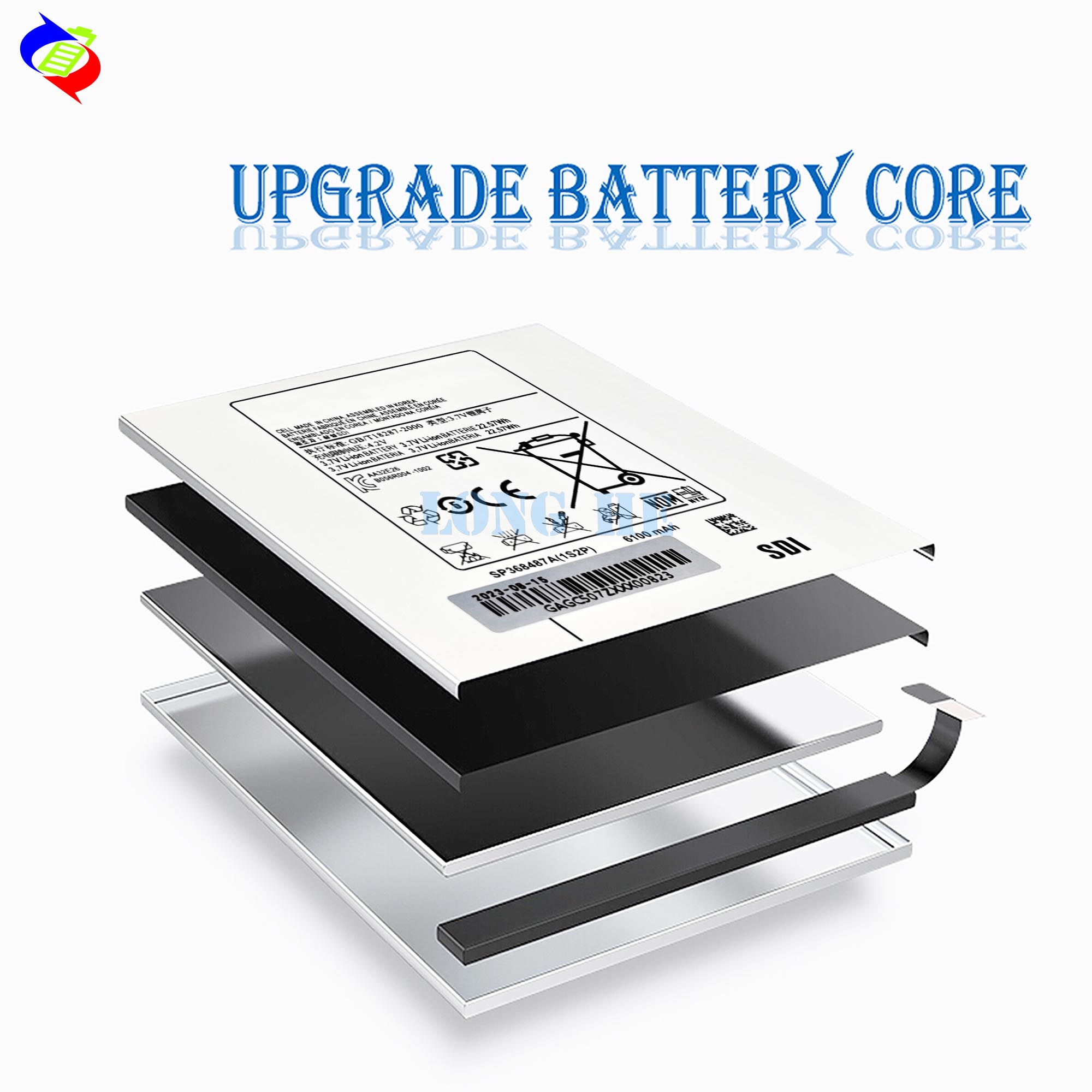 A SP368487A 1S2P Battery for Samsung Galaxy Tab 8.9CT-P7300 P7310 P7320 6100mAh 4.4V