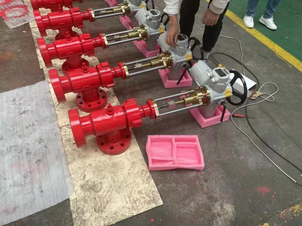 Buy cheap Electric Type Choke Valve Wellhead Fixed Type 15000psi from wholesalers