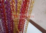 Fly Screen Mesh Room Dividers Decorative Door Aluminum Chain Curtain