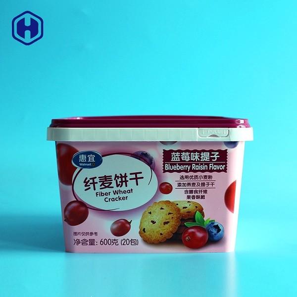 Buy cheap In Mold Labeling Tubs Square Plastic Box Environmentally - Friendly from wholesalers