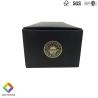 Buy cheap Customizable Corrugated wine packaging boxes Rigid cardboard logo gold foiled from wholesalers