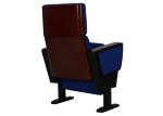Solid Wood Auditorium Theater Seating Fabric Covers Cinema Room Chair