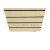 Buy cheap Desktop Wood Slatwall Display Stands , Rotating Slatwall Display Tower Without Hooks from wholesalers