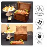 Decorations 8.7 Inch Wooden Food Containers Wooden Storage Box Kitchen