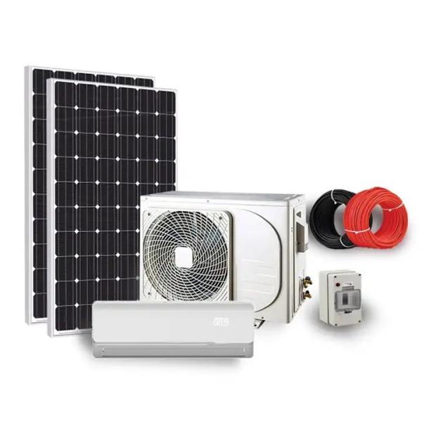18000Btu 24000Btu Hybrid Solar Split Air Conditioner Solar Powered Air
