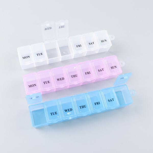 Buy cheap Athmedic Food Grade Weekly Pill Box Organizer Colored Medicine Store from wholesalers