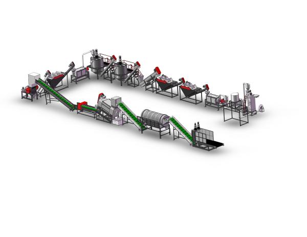 Buy cheap Plastic Bottle Recycling Pet Bottle Washing Line 800kg / H from wholesalers