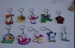 customized logo rubber pvc keychain, Specter logo souvenir rubber keycharm,