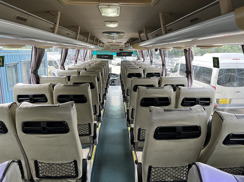 46 Seats Used King Long Coaches , Second Hand Sightseeing Bus