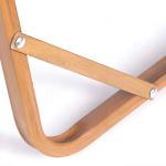 High Quality Wood Grain Aluminum Small Folding Camping Chair Adults
