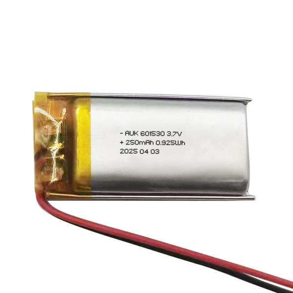 Buy cheap 601530 250mAh 3.7V Li-Polymer Battery For Bluetooth Earphones, Neckband Fans, Electric Toothbrushes, And Facial Beauty Devices from wholesalers