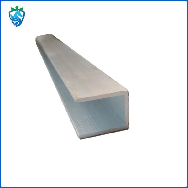 Buy cheap Railing Aluminum Handrail Profile Frameless U - Shaped Floor Card Slot 6060 from wholesalers