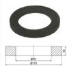 Buy cheap Rubber O-Shaped Gasket For Dark Water Tank Flushing Pipe Anti-Odor And Anti-Leakage from wholesalers