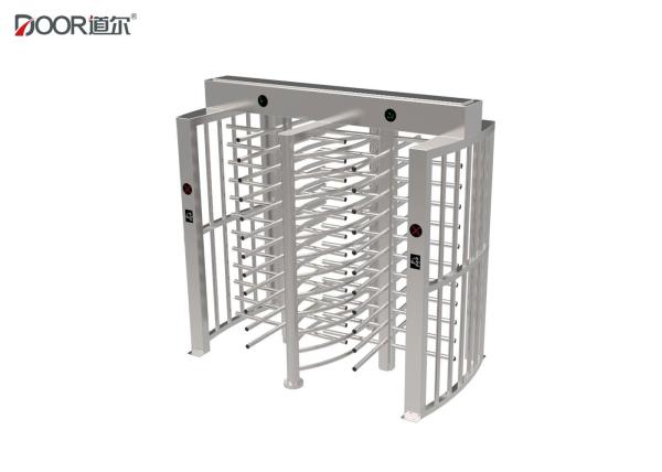 Buy cheap Sus304 Brushed Stainless Steel Full Height Turnstile Security Door With Rfid Card from wholesalers
