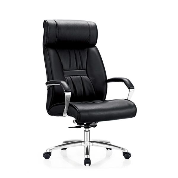 Buy cheap Black Executive Office Chair Rolling Swivel PU Leather Chair from wholesalers