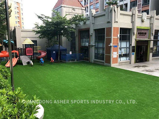 Synthetic Interlocking Grass Tiles , Polyethylene Artificial Grass 16800 Density