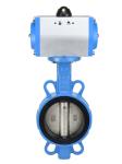 1/4''-6'' Port Size Sanitary Pneumatic Butterfly Valves with SS304 /316L