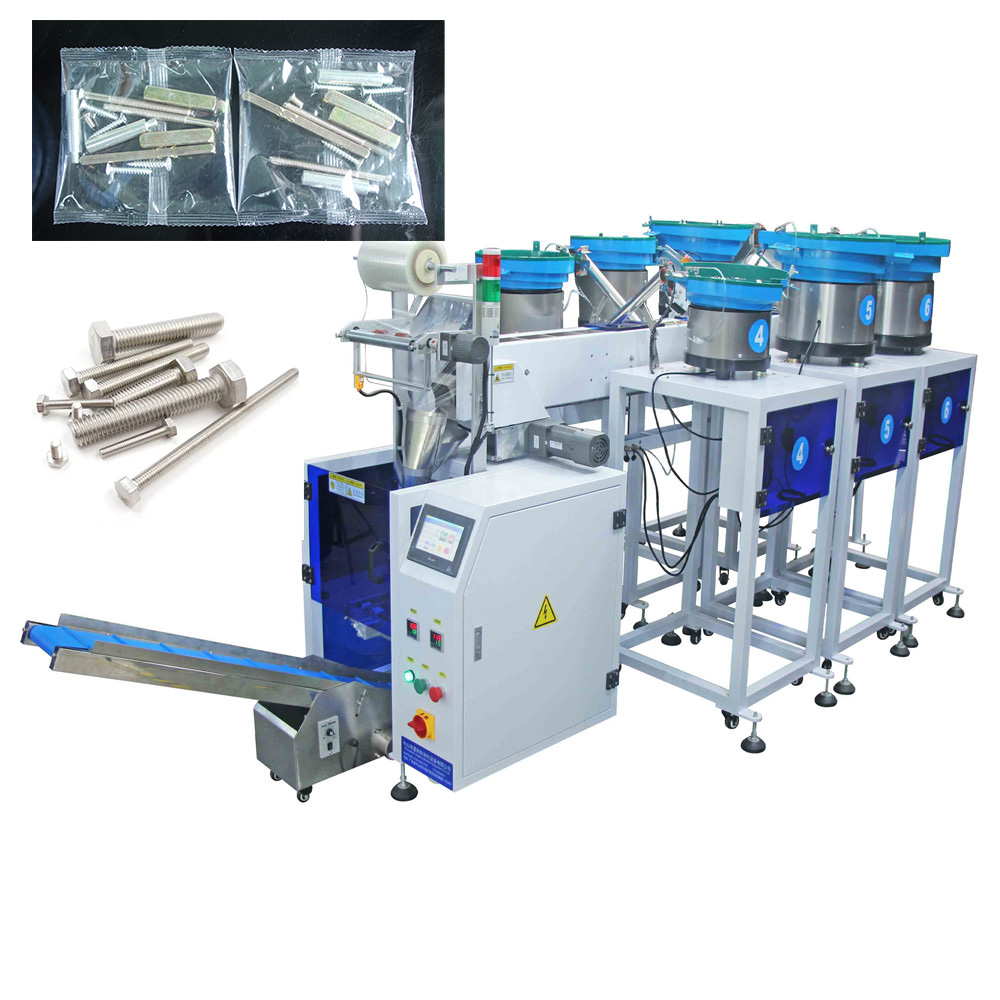 Multi - disc Screw Hardware Accessories Packing Plastic Rotary Bucket Type Packing Machine