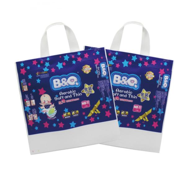 Buy cheap LDPE Compound Baby Diaper Plastic Packaging Bag 50-200 Microns from wholesalers