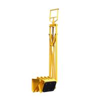 Buy cheap Traffic Yellow 151*218*816mm Smart Parking Lock product