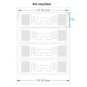 Buy cheap RFID Label Tags 13.56MHz 43*18mm Or Customized for B2B from wholesalers