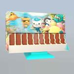 3-3.3m Commercial Kids Amusement Ride , Double Side Crazy Wave Ride
