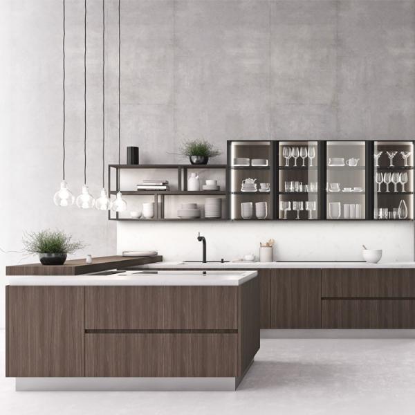 Buy cheap Modern Home Furniture Whole Set Wood PVC Pantry Cupboards from wholesalers