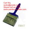 Buy cheap Natural pure bristle Chinese bristle synthetic mix shed fence wall paint brush wood handle plastic handle 5 inch WB-016 from wholesalers
