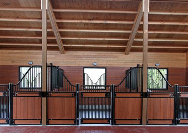 Buy cheap Stable European Horse Stalls Solid Welded 12 Gauge Steel Tubular Frame Construction from wholesalers