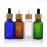 Buy cheap 5ml 10ml 30ml 50ml 120ml Glass Dropper Bottle With Bamboo Collar for essential oil from wholesalers