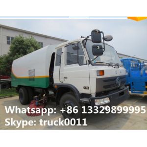 Buy cheap dongfeng 145 road sweewer truck for sale(2.5cbm water tank+6cbm wastes van), hot sale 4*2 8.5m3 street sweeping vehicle from wholesalers