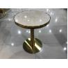 Buy cheap 60cm White Marble Top Side Table from wholesalers