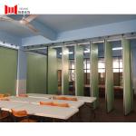 65mm Red Wooden Partition Wall Acoustic Soundproof For Conference Room