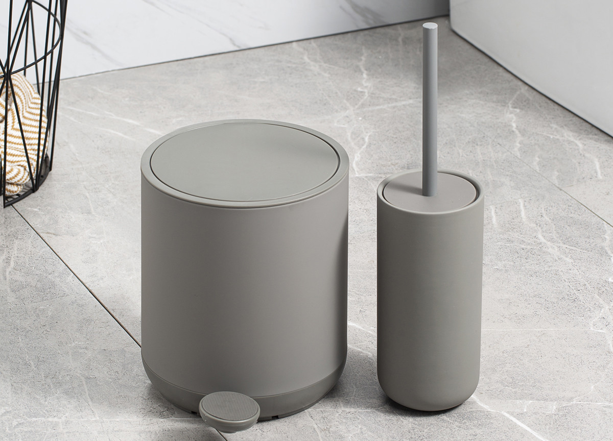 Modern Living Room Organizer Step On Garbage Can With Soft Close