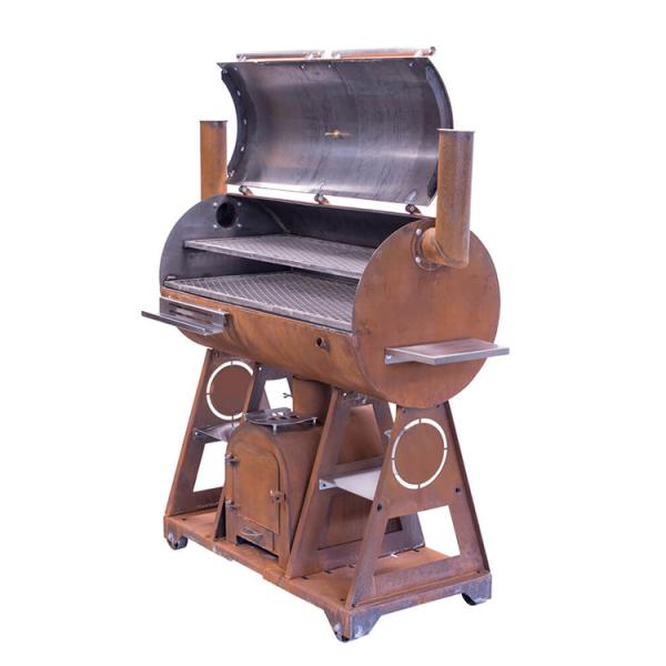 Buy cheap Outdoor Corten Steel Fire Pit BBQ Camping Cooking Stove With Cooking Grill from wholesalers