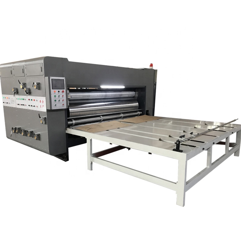 Customized Semi Automatic Flexo Printing Machine 2 3 4 Color Printer Slotter Die Cutter