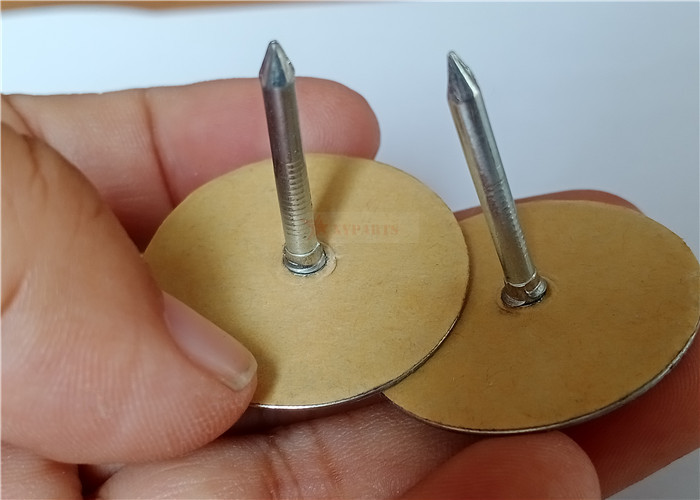 Carbon Steel Di-Electric Cup Head Pins For Fixing Fiberglass Insulation On Metal Ductwork