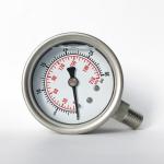 2.5" 30 PSI Glycerin-filled Manometer SUS 316 Tube/Socket All Stainless Steel