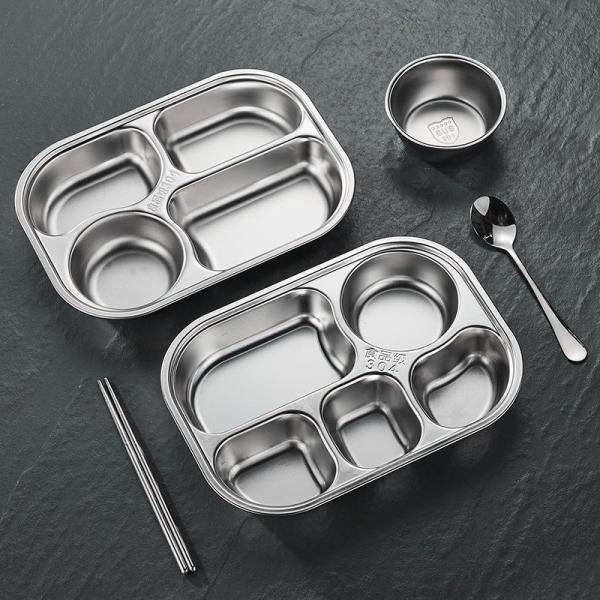 Buy cheap Corrosion Resistant Compartment Dinner Plates Divided Dinner Plate With Lid from wholesalers