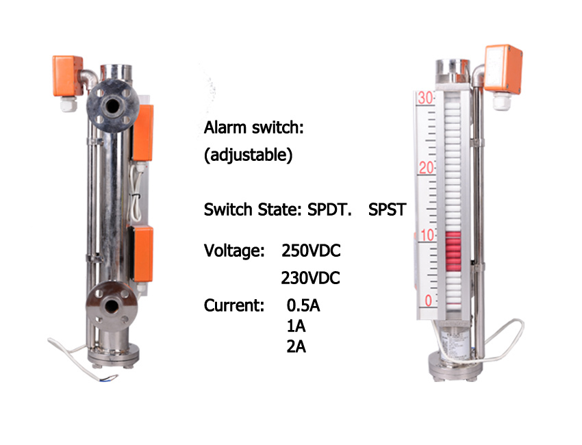 LPG Fuel Tank Magnetic Level Gauge Magnetic Fuel Level Sensor