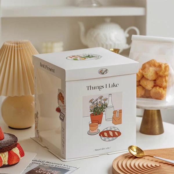 Buy cheap CMYK / Pantone Printing Cake Containers For Desserts from wholesalers