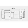 Buy cheap K Male 2.92 Stainless Steel RF Coaxial Connector Plug for SF103E Cable from wholesalers