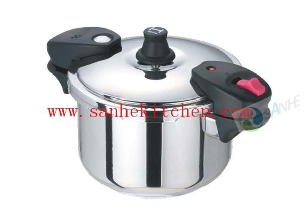 Buy cheap Factory supply hot sale fashional stainless steel pressure cooker,Triple bottom from wholesalers