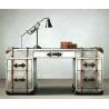 Buy cheap Industrial Vintage Table Aviator Rattan Office Desk Aviator Furniture For The Office from wholesalers