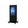 Buy cheap Floor Standing Movable Pulley Advertising Machine 55 Inch Zinc Coated Steel from wholesalers