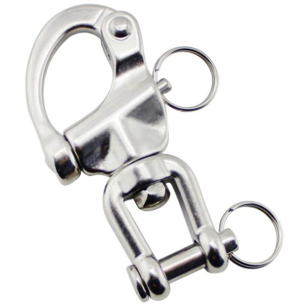 Buy cheap Polished Jaw Swivel Snap Shackle Stainless Steel Corrosion Resistance Quick Release Snap Shackle from wholesalers